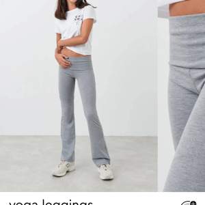 Säljer mina gråa yoga pants från Gina tricot🫶Dom är i bra skick. Ny pris är 199. Pris kan alltid diskuteras, kom privat för fler frågor😍