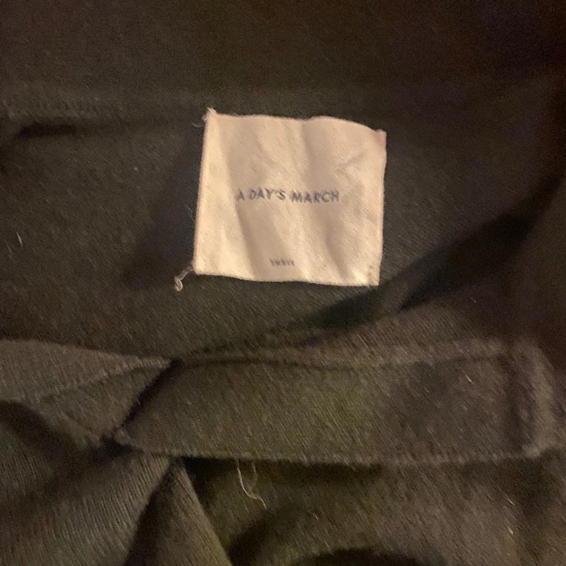 Mörk grön bomulls tröja  - 91