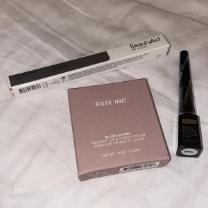 Sminkkit - Sminkkit med oanvända produkter Isadora eyeliner Beautyact precision stylo liner  Rose inc blush divine 
