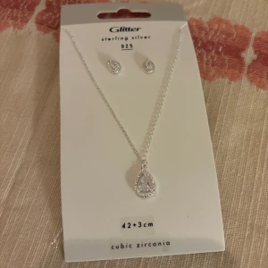 Oanvänd halsband + örhängen  - Köpt för 349 