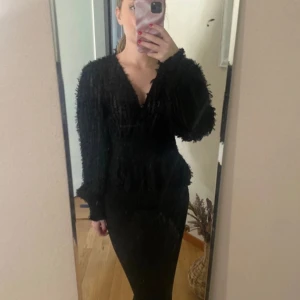 Svart blus - Från NAKD, toppenbra skick. Strl 38