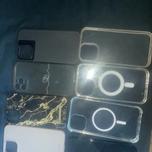 Iphone 12 pro max skal - Säljer nu mina fina skal till en 12 pro max då jag beställt en ny telefon ser jag inget behob av dessa skal!
