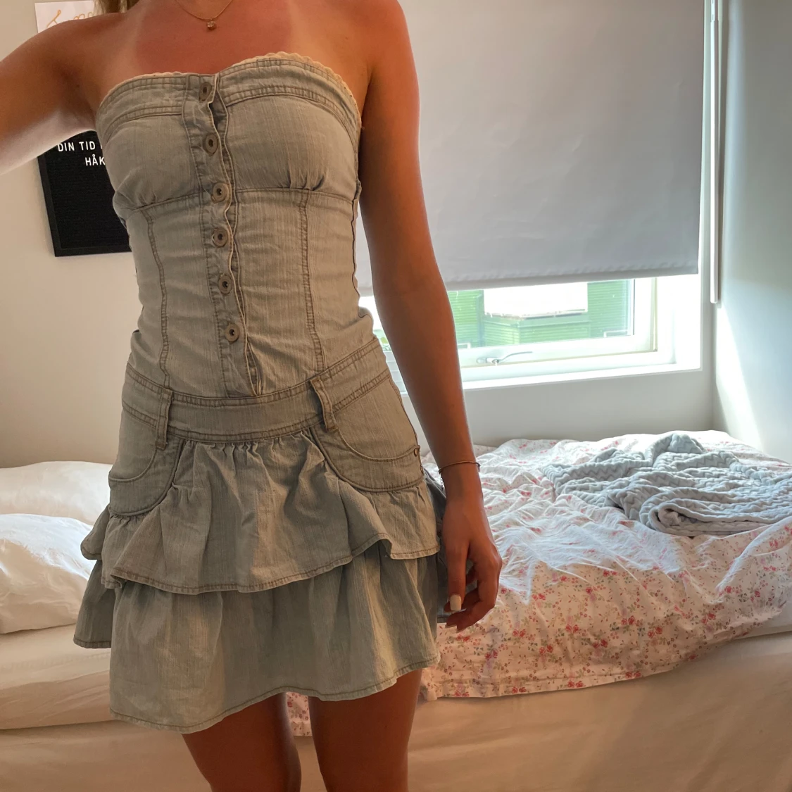 Jeans klänning - 90