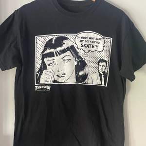 Thrasher skateboard Tee with comic print