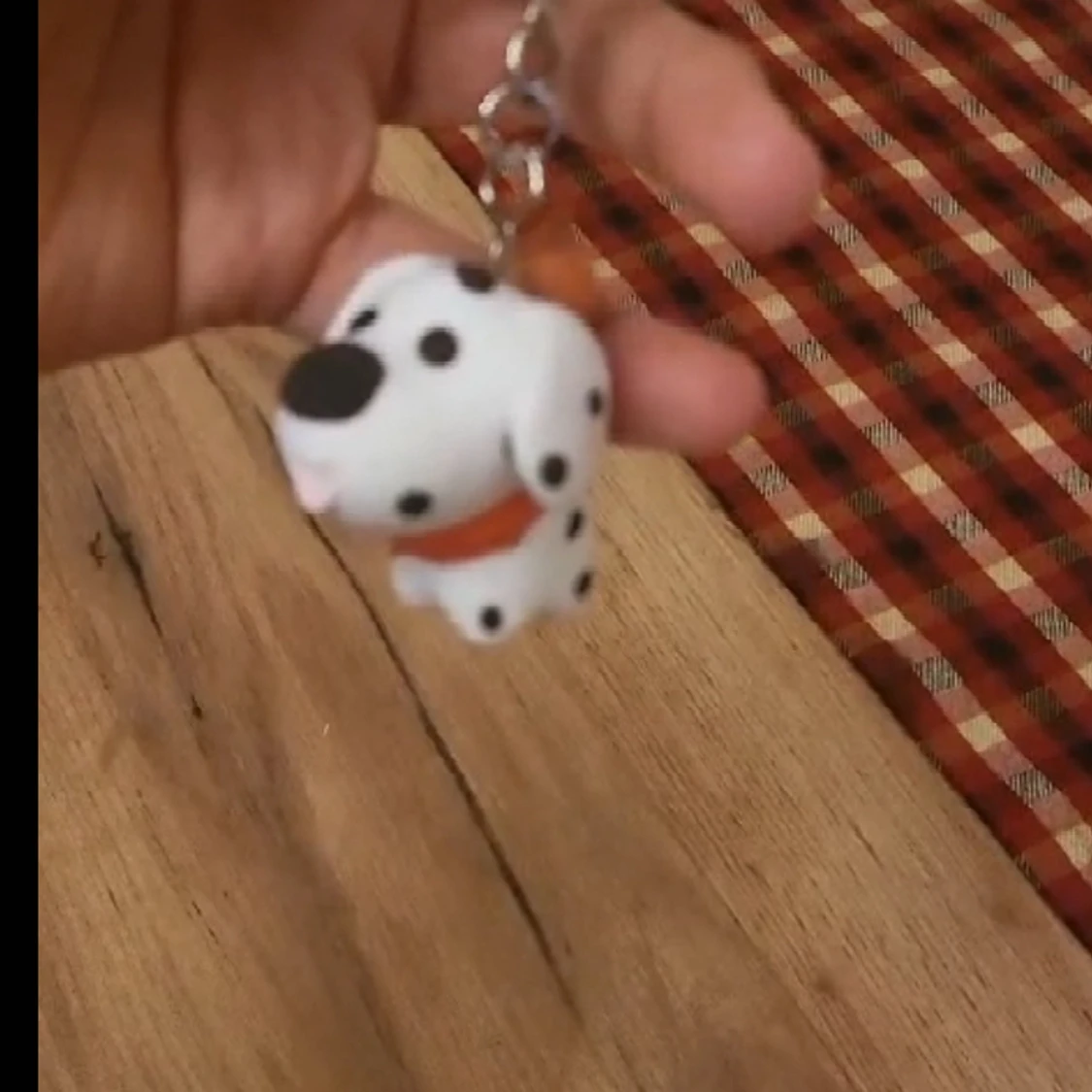 Dalmatiner nyckelring 