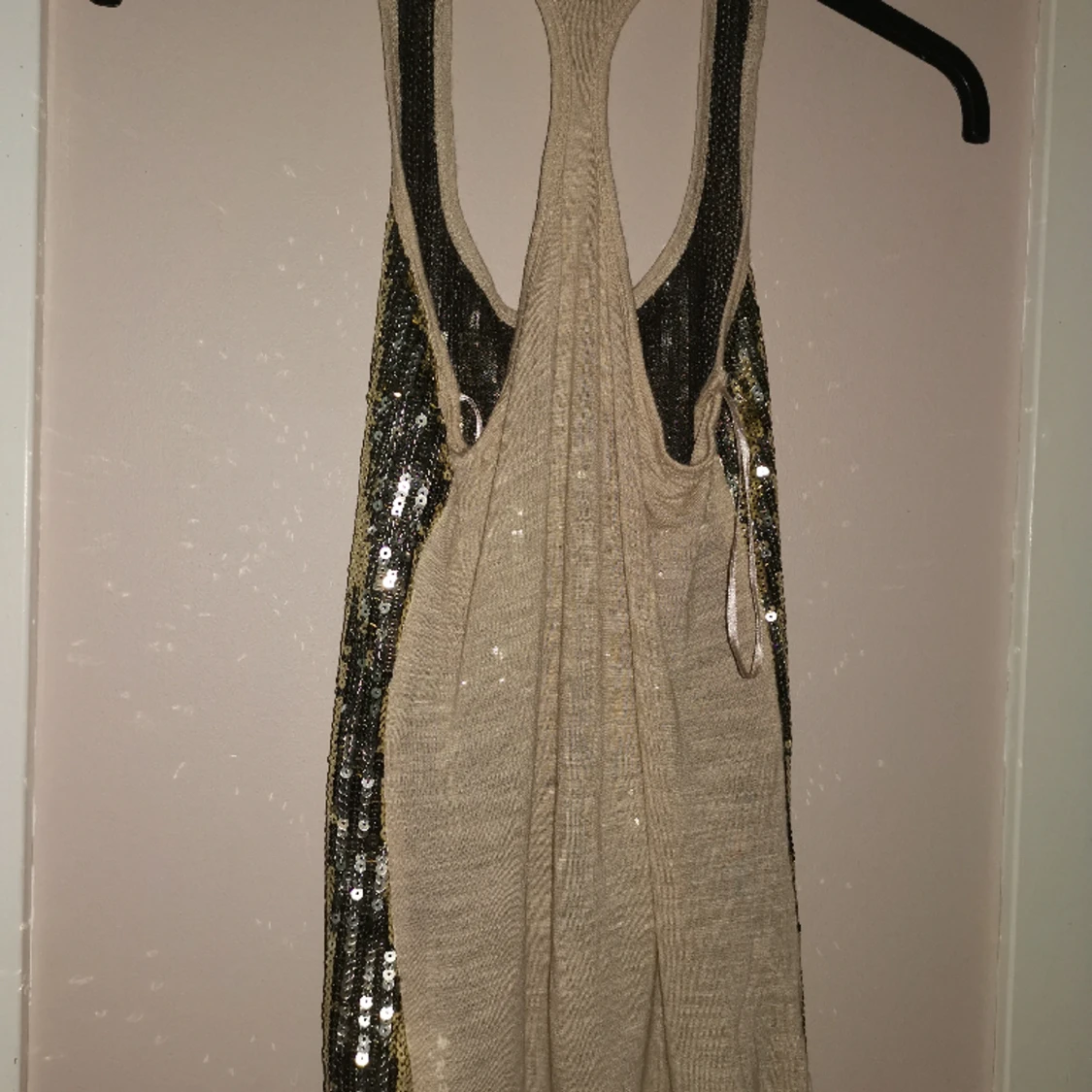 Linne med paljetter  - 90