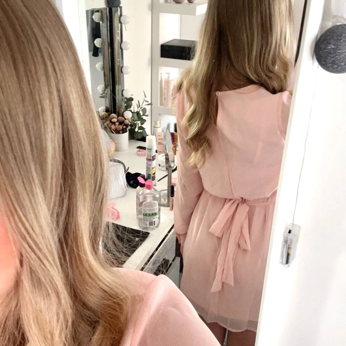 Ljusrosa klänning  - 90