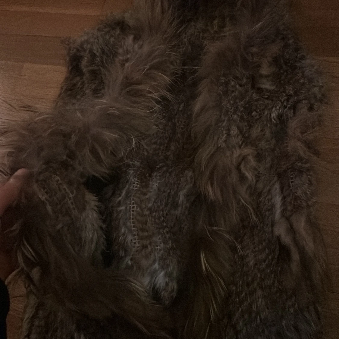 Äkta pälsväst - 90