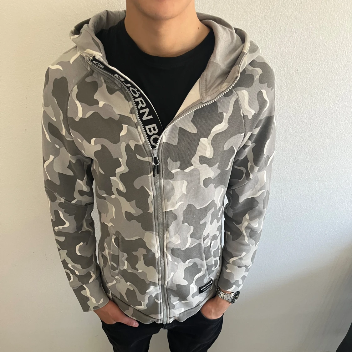 Camo Grå & Vit Björn Borg Kofta