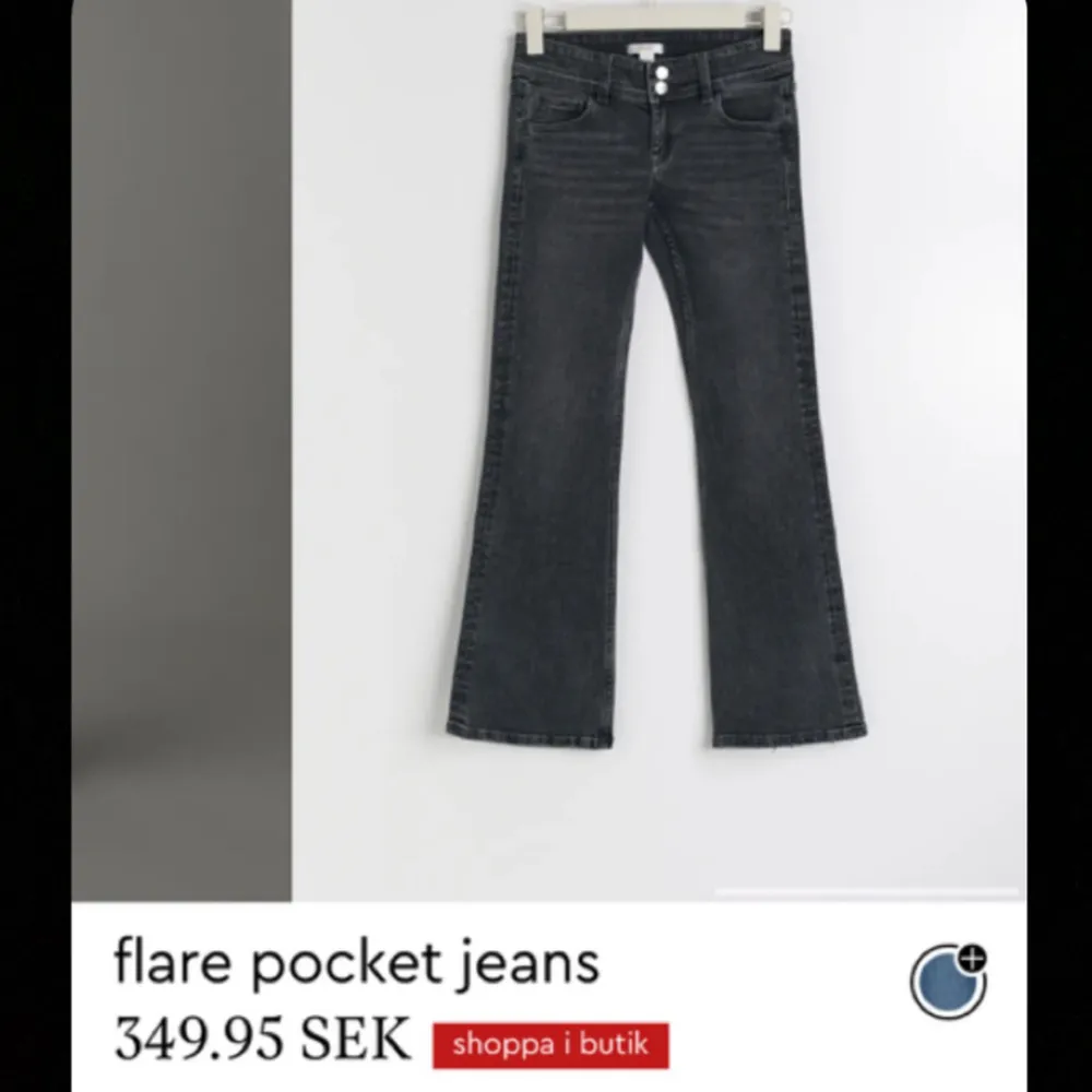 Super snygga jeans med fickor från Gina Young! Väl använda men fof bra skick❤️. Jeans & Byxor.