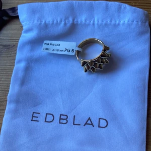 Säljer en Edblad taggring guld  - Har bara testat den en gång för att se om den passade men det gjorde den inte 