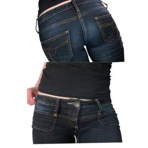 Låg midjade Soccx bootcut jeans med nästan inga defekter förutom små defekter längst ner på benen<3 (Midjemått: 26 Benlängd: 32) men upplever storleken större än måtten. Är själv 170 för referens. Använd gärna köp nu🖤Ge gärna prisförslag!