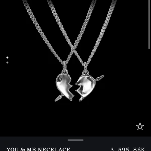 Maria Nilsdotter halsband - Mria nilsdotter you & me halsband! Längd 45 cm, fint skick💗högra halvan, nypris 3595 kr för båda🥰