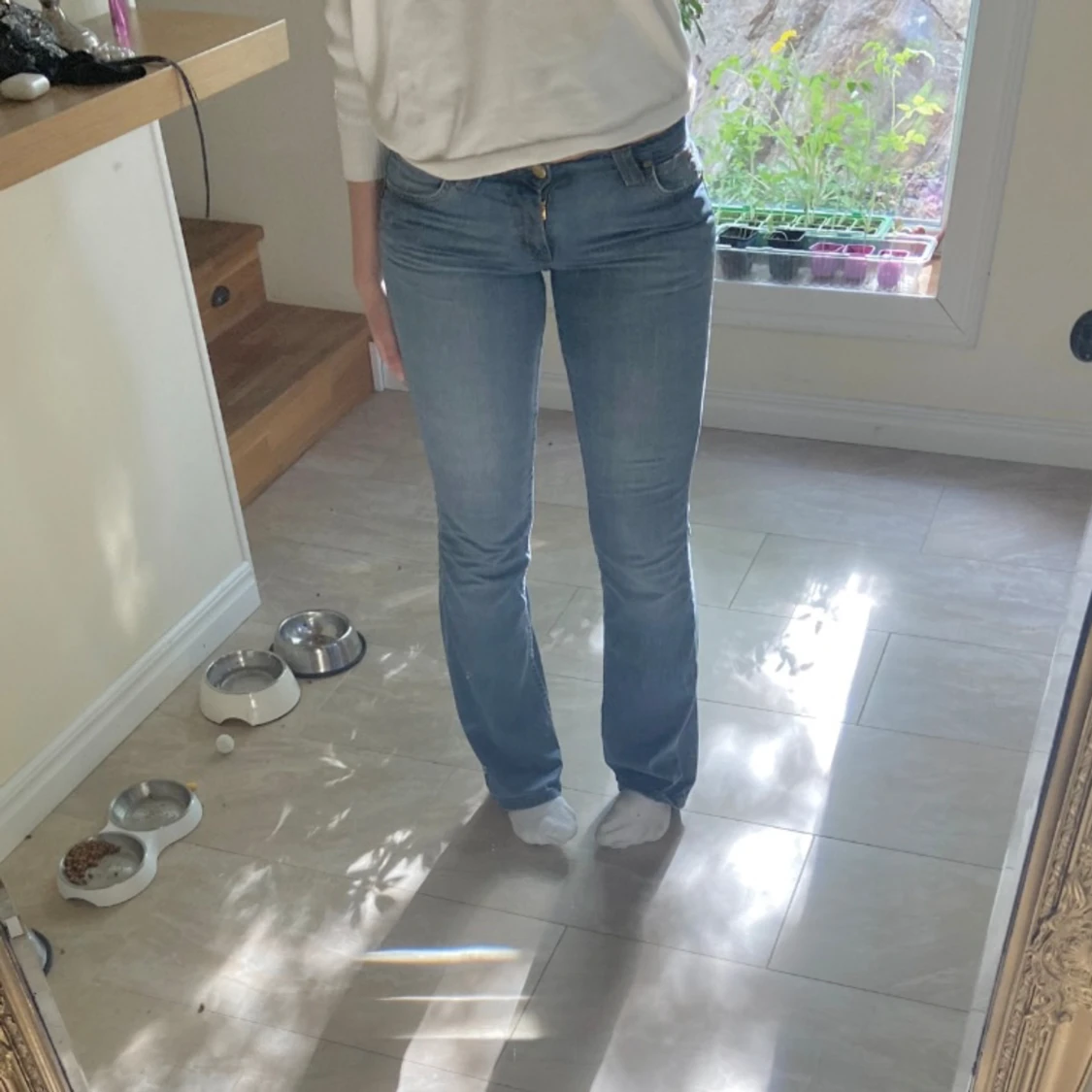 Lågmidja bootcut jeans Lee