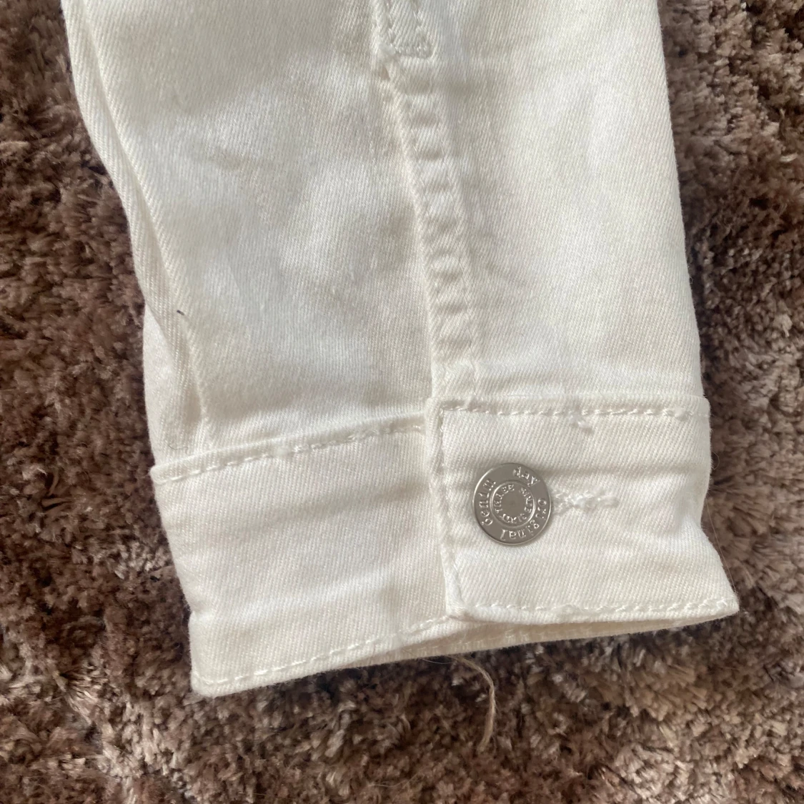 Vit jeans jacka  - 91