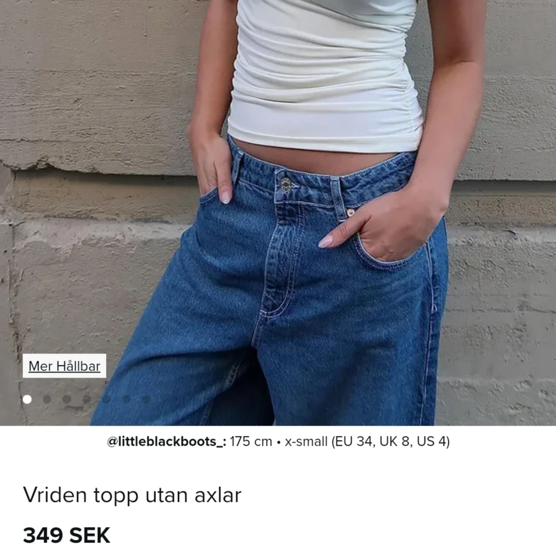 Off shoulder topp från NAKD - 90