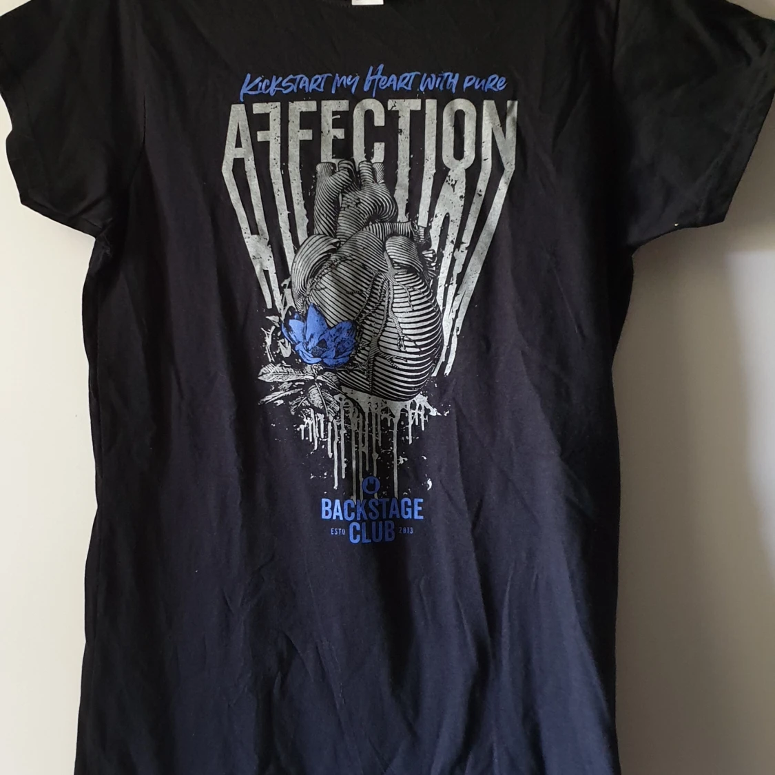 Svart T-shirt, backstage club, EMP