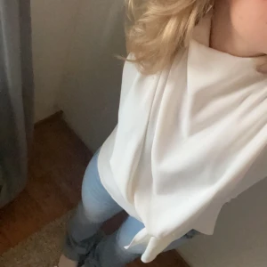 Kortärmad blus - Säljer denna jätte fina toppen från zara. Knappt använd därav jag säljer den Nyskick