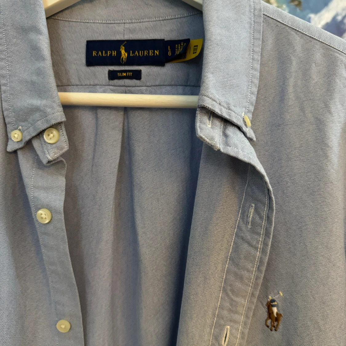 Blå skjorta från Ralph Lauren - 91