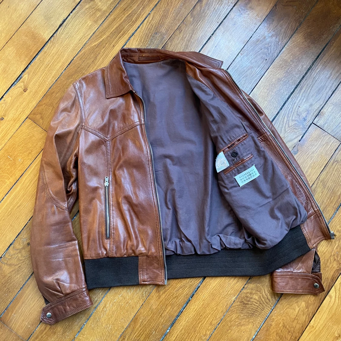 Maison Margiela Leather Jacket - 90