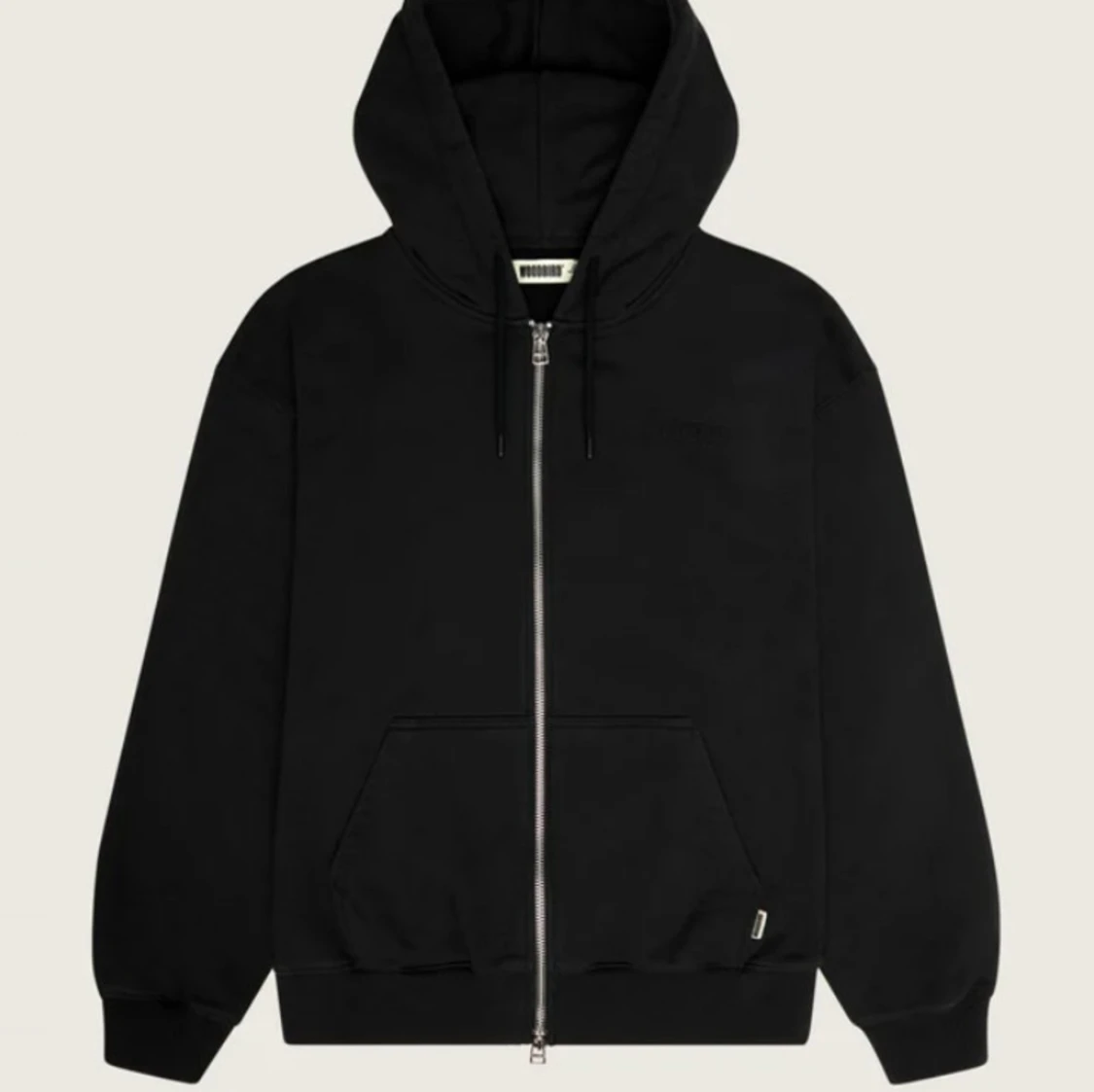 Woodbird hoodie med zip - 90