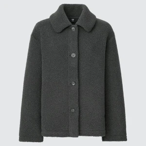 Kort kappa uniqlo - Kort teddy höst eller vårkappa som tyvärr inte kommer till användning 