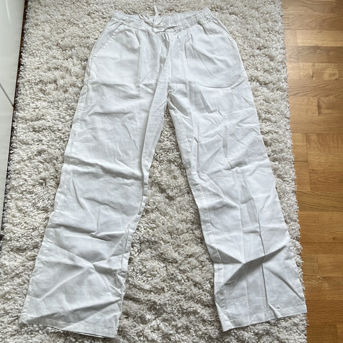 Madlady linnebyxor mid-waist - 92