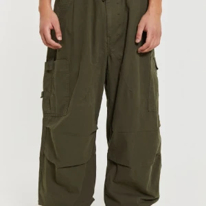 Khaki Jaded London Parachute Pants - Khaki Jaded London Parachute Pants i Storlek S Unisex