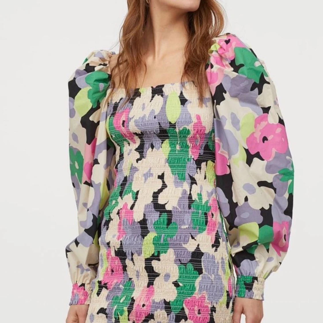 Blommig klänning H&M