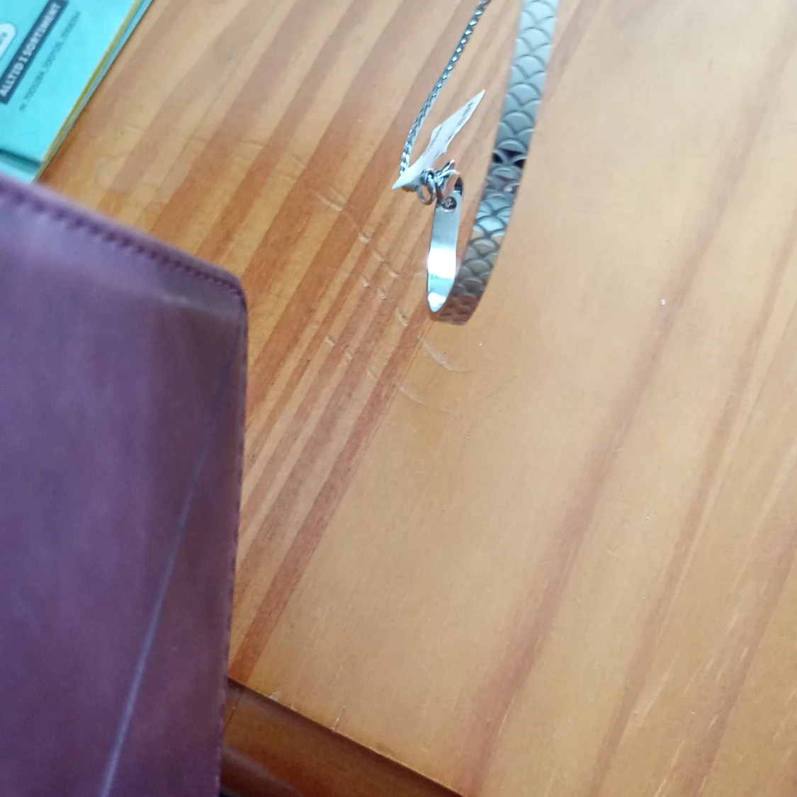 Armband mönstrade silverfärgade 58 mm. - 91