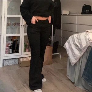 Lågmidjade kostymbyxor  - Lågmidjade jättefina kostymbyxor, lånade bilder men kan skicka flera bilder. Jätte bra skick