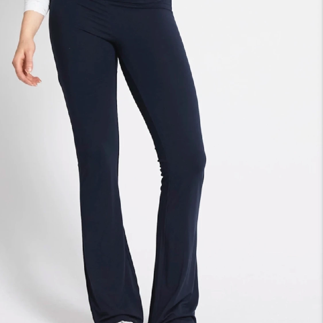 Folded flare pants