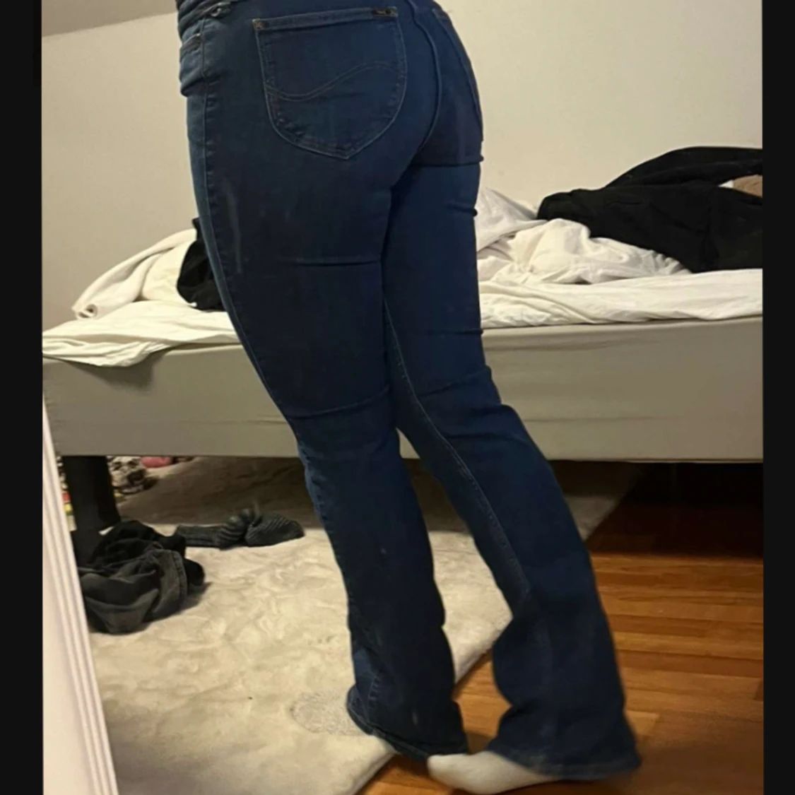 Lågmidjade flare jeans från lee  - 90