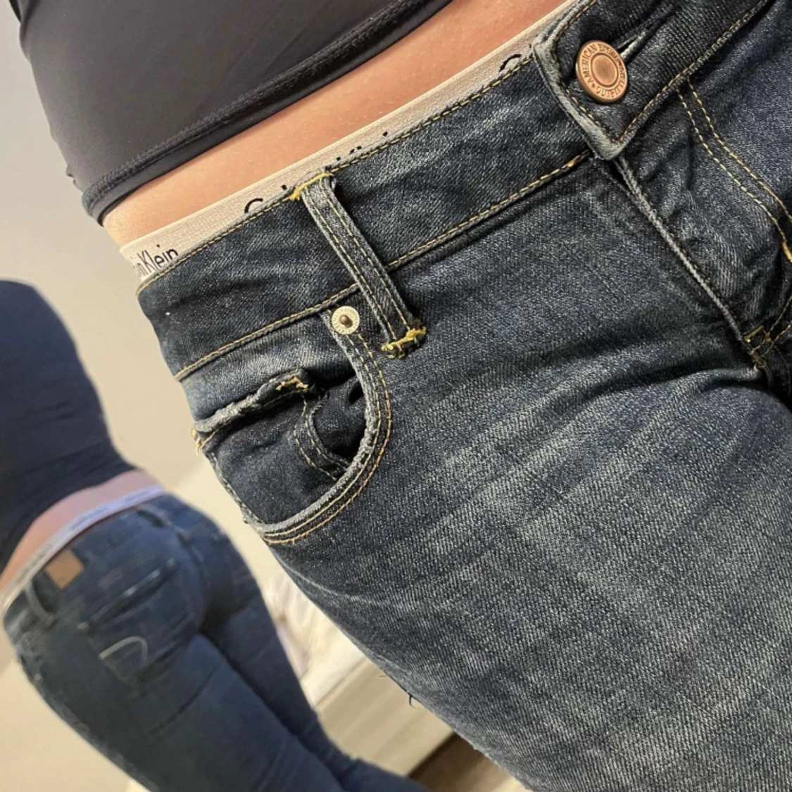 Lågmidjade jeans från American Eagle - 90