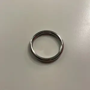 Säljer denna basic ringen i silver. Den är aldrig använd och helt ny! Säljer då den inte passar mig💗Hör av dig för fler frågor eller bilder❣️