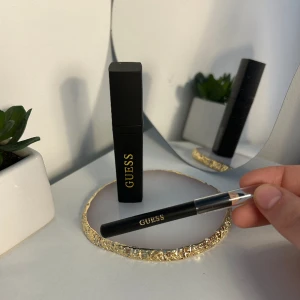 Guess mascara+eyeliner - Äkta Guess mascara och eyeliner set i svart. Dem är ALDRIG använda, inte ens testade! 