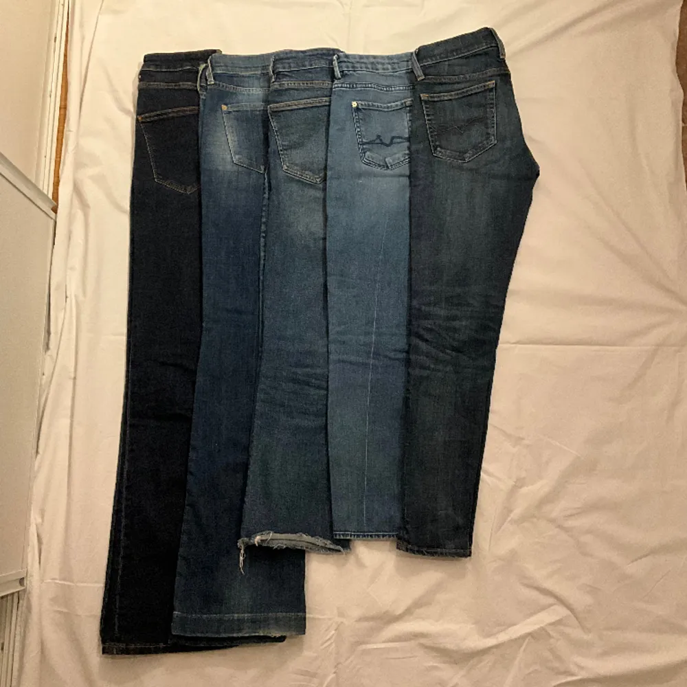 Zara, Ralph Lauren, 7-jeans. Skriv för bilder och pris!💗💗. Jeans & Byxor.