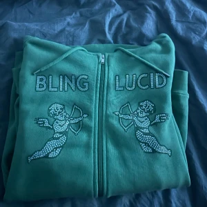 Bling Lucid Rhinestone Zip - Säljer nu min Bling Lucid Rhinestone Zip Hoodie efter som att det aldrig används. Den är i topp skick och har nästan aldrig används. 