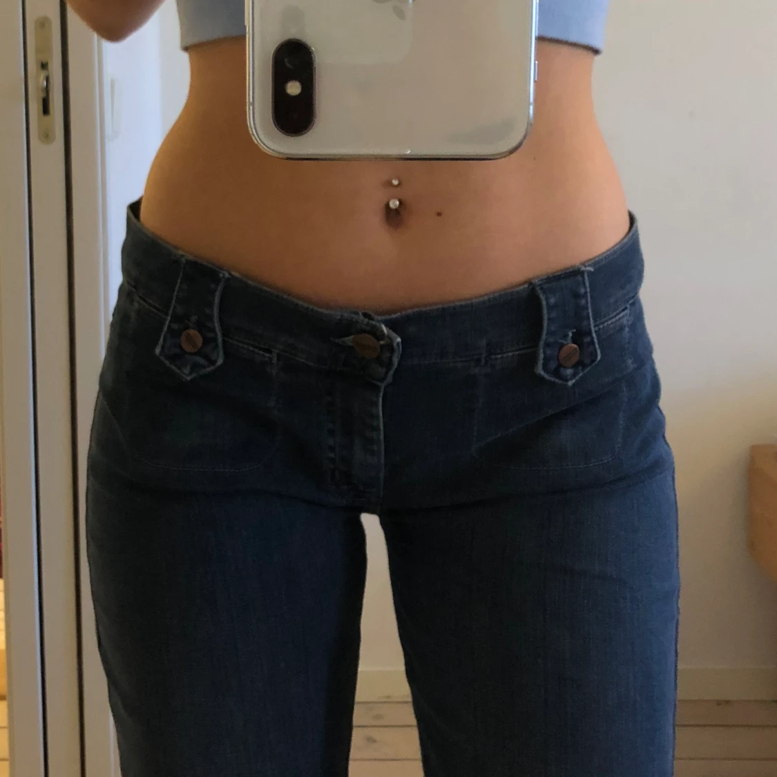 Lågmidjade jeans  - 90