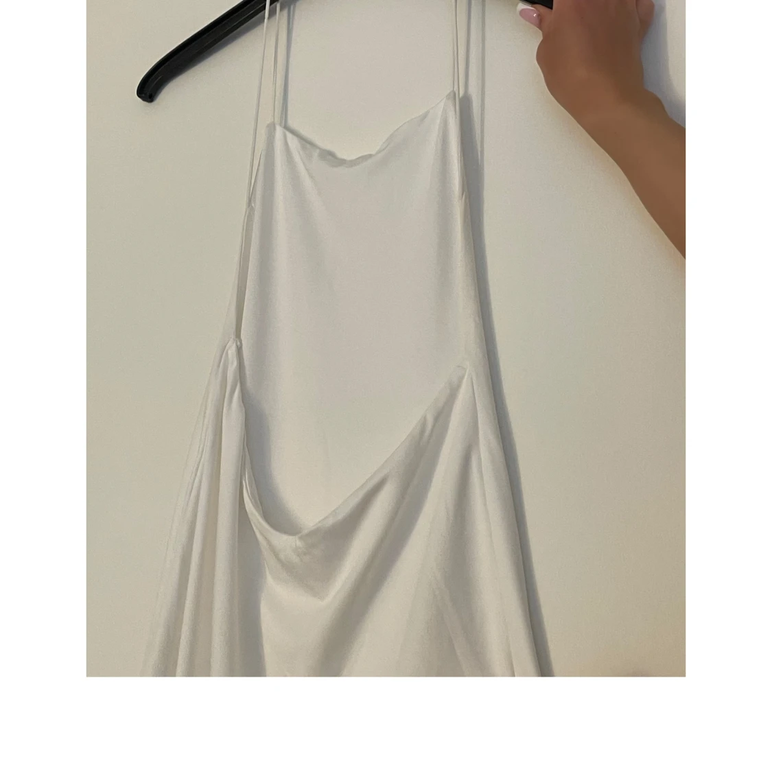 Vit tight klänning - 90