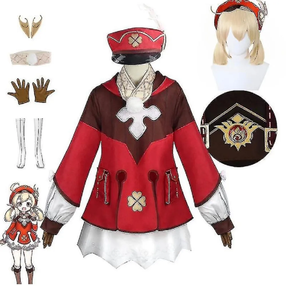 interest check on klee cosplay💗 good condition and comes with everything except backpack and shoes :) originally bought from aliexpress. dm for pictures^^ . Kjolar.