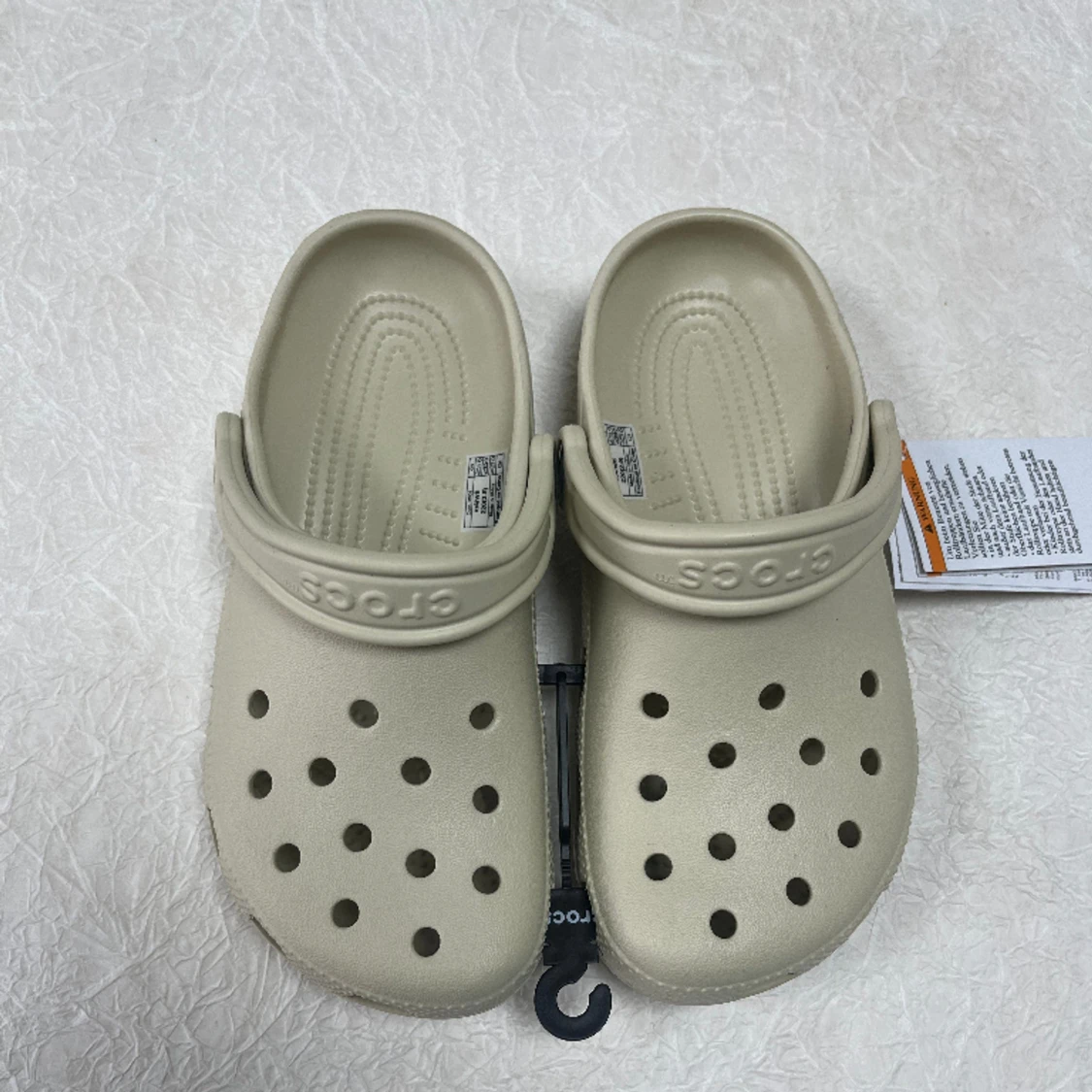 Beige Casual Crocs Women's Size -EUR 37 - 90