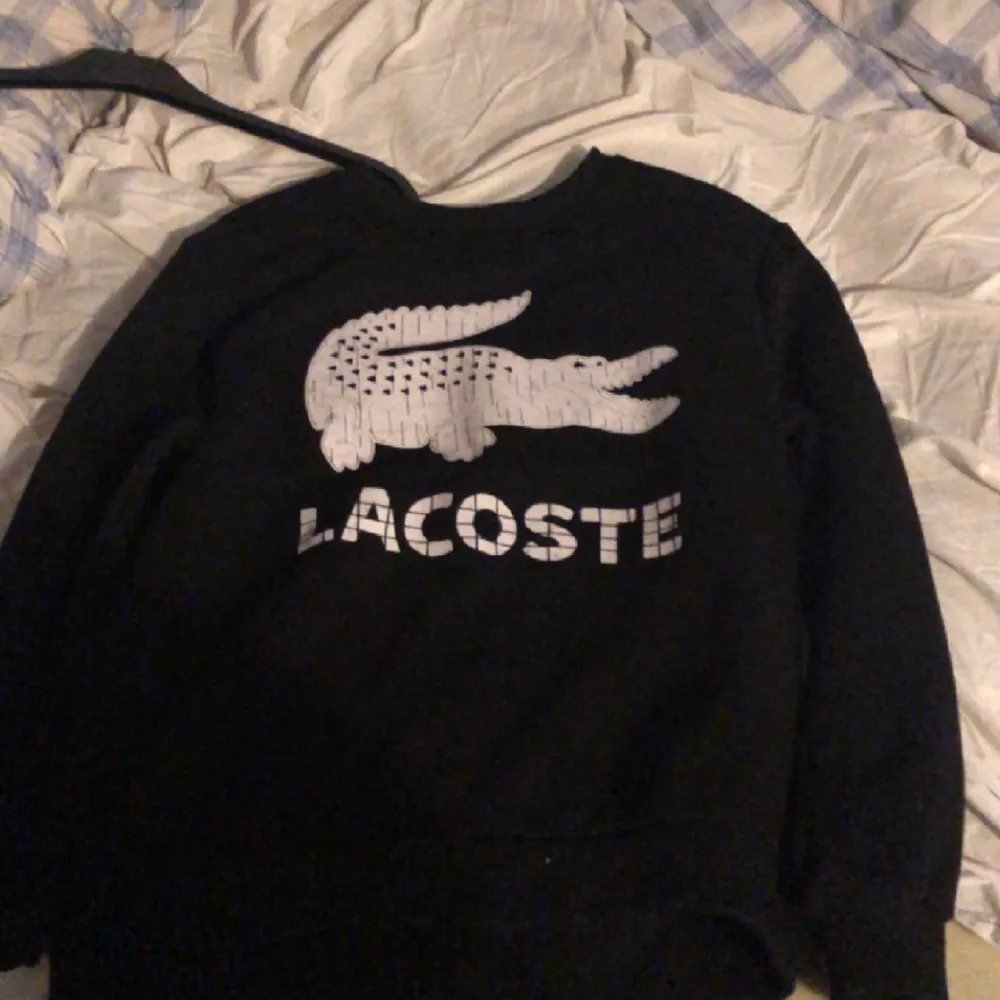 Jag säljer min Lacoste tröja för den inte passar mig längre. Hör av er vid funderingar, priset är inte hugget i sten. Hoodies.