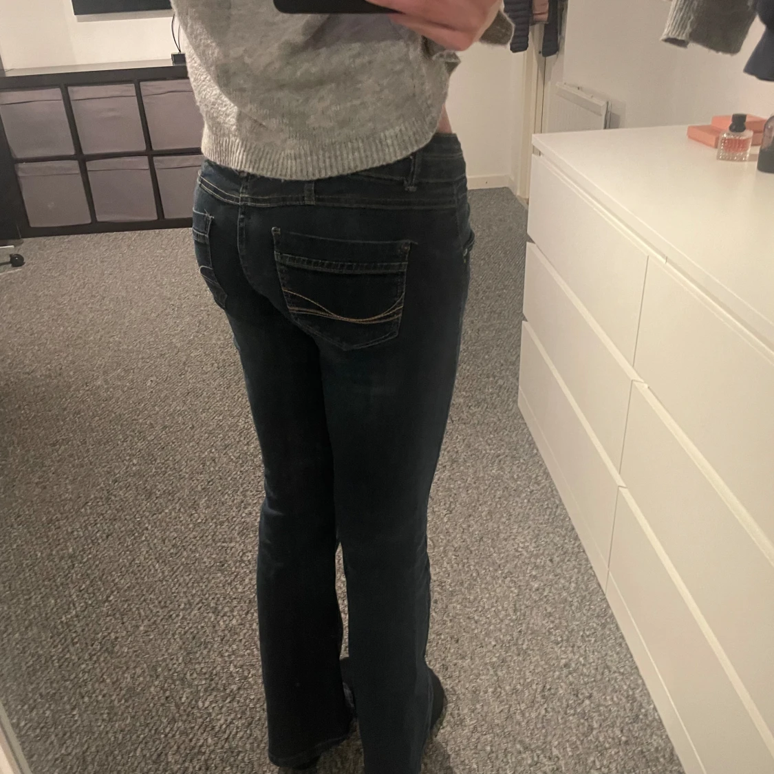 Jeans lågmidjade bootcut