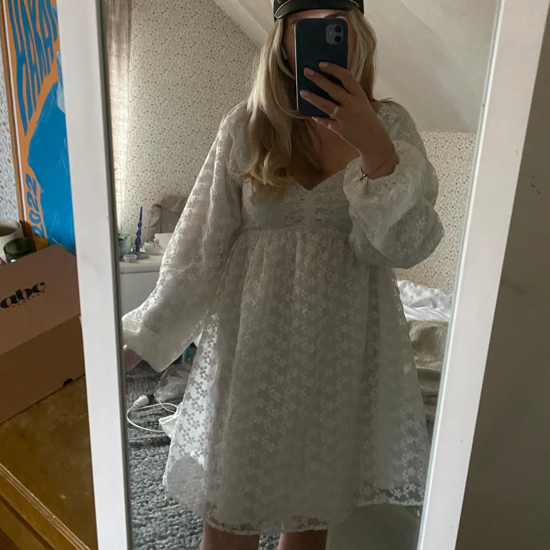 Vit Nakd studentklĂ€nningđ€âš