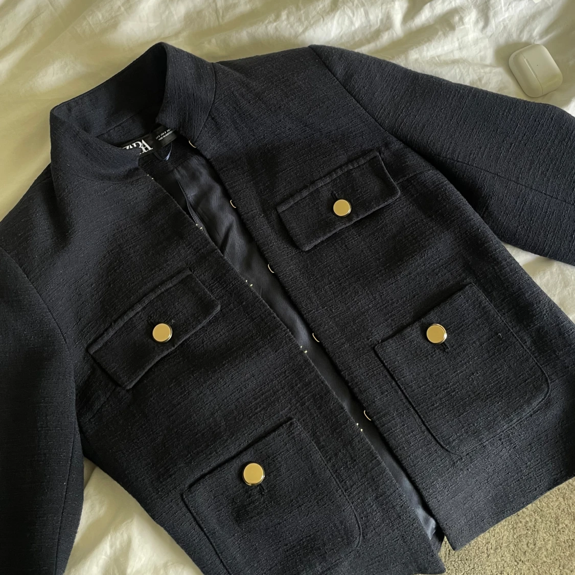 Marinblå jacka - 90