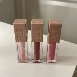 Säljer mina tre liftergloss för 100 kr tillsammans eller ett för 35 kr då ett är köpt ett för ca 100 kr💗