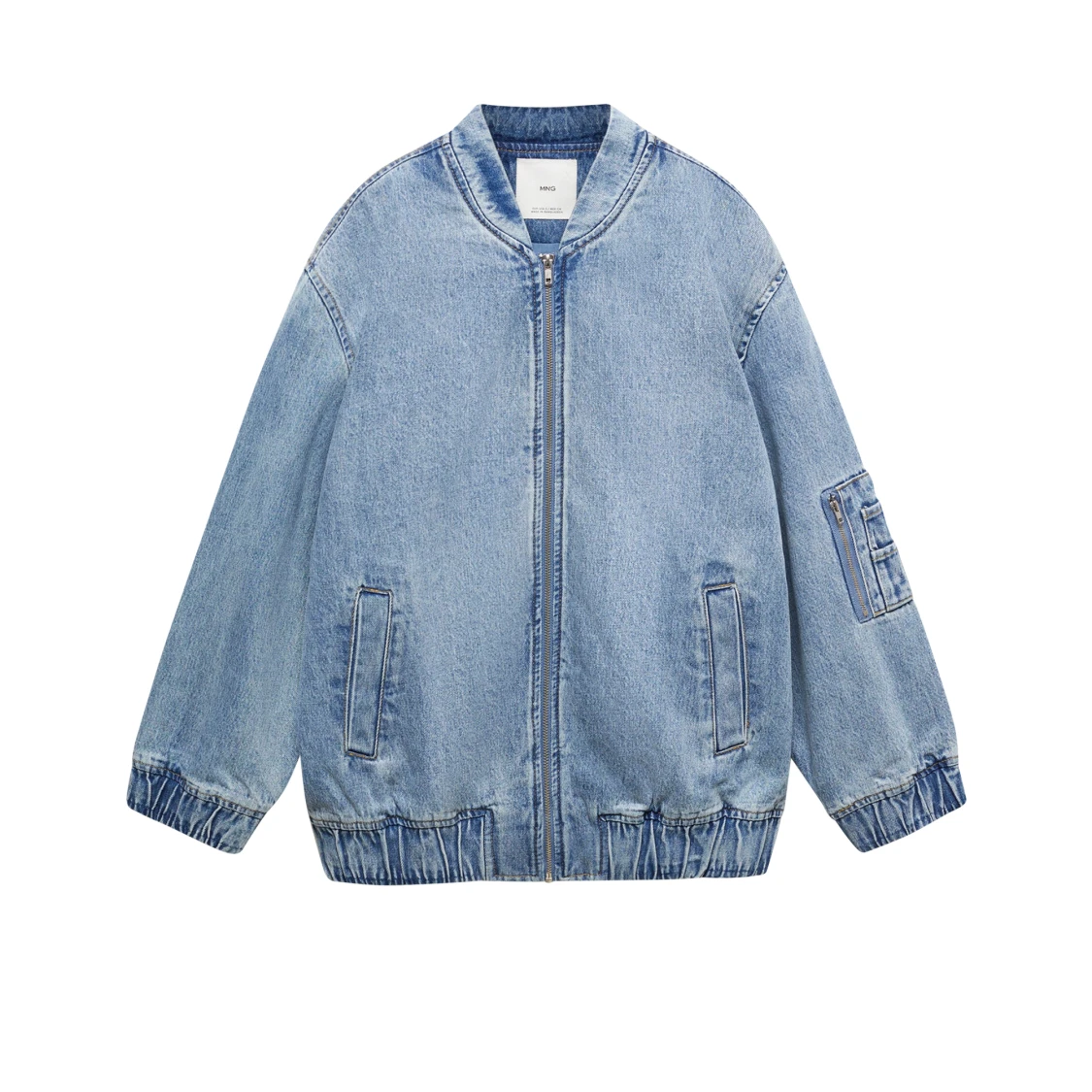 Jeansjacka / bomberjacka från mango