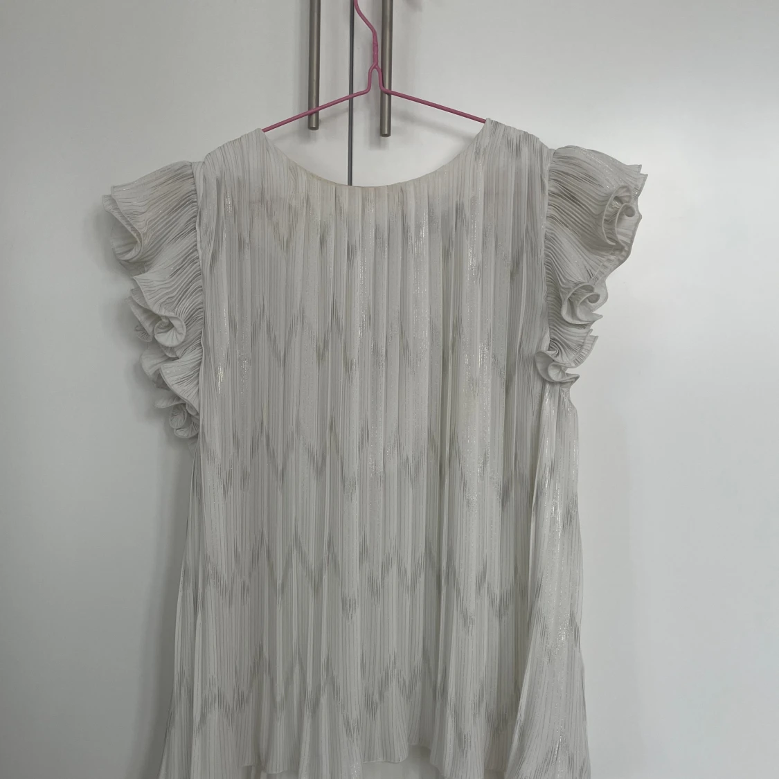 Vit silvriga blus - 91