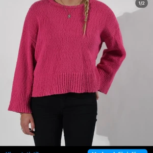 Rosa stickad tröja från Lindex - Storlek S Perfekt skick och inte slitet 